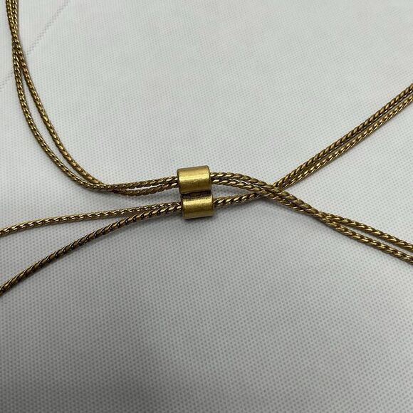 Stella & Dot Gold Long Necklace - Picture 7 of 8